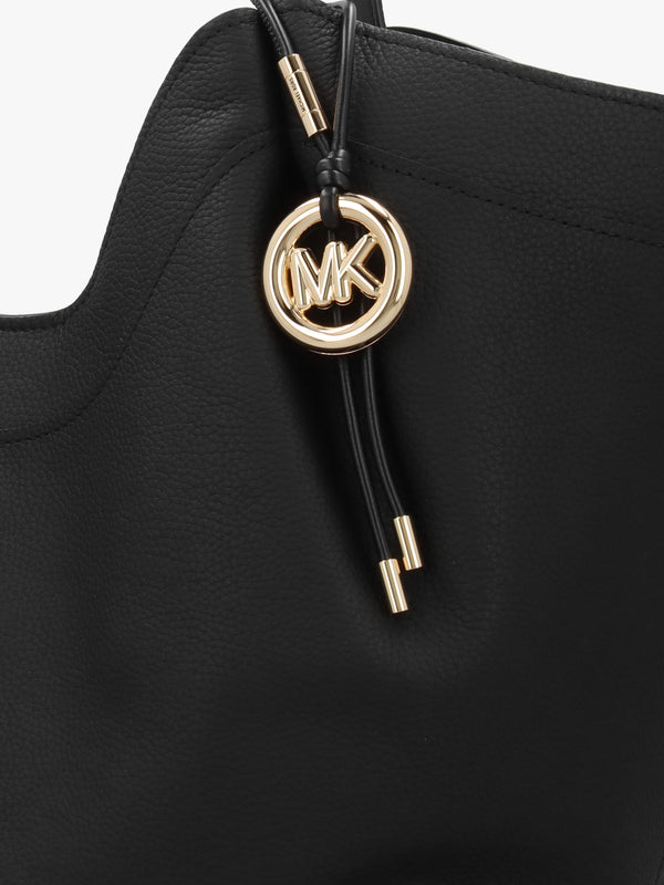 Michael Kors Large Nolita East West Black Leather Tote Bag