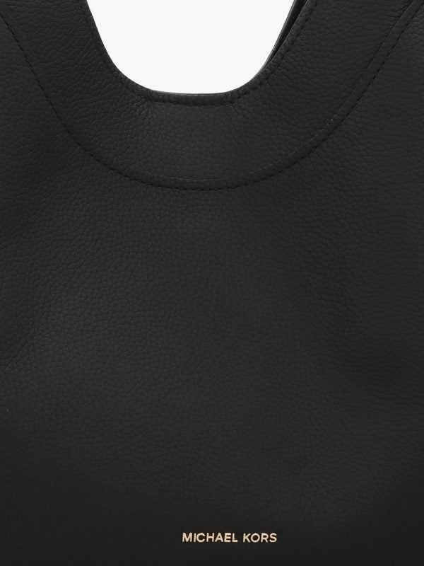 Michael Kors Large Nolita East West Black Leather Tote Bag