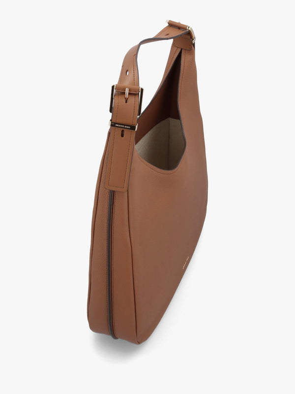Michael Kors Large Nolita Tan Leather Hobo Shoulder Bag