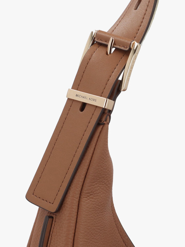 Michael Kors Large Nolita Tan Leather Hobo Shoulder Bag