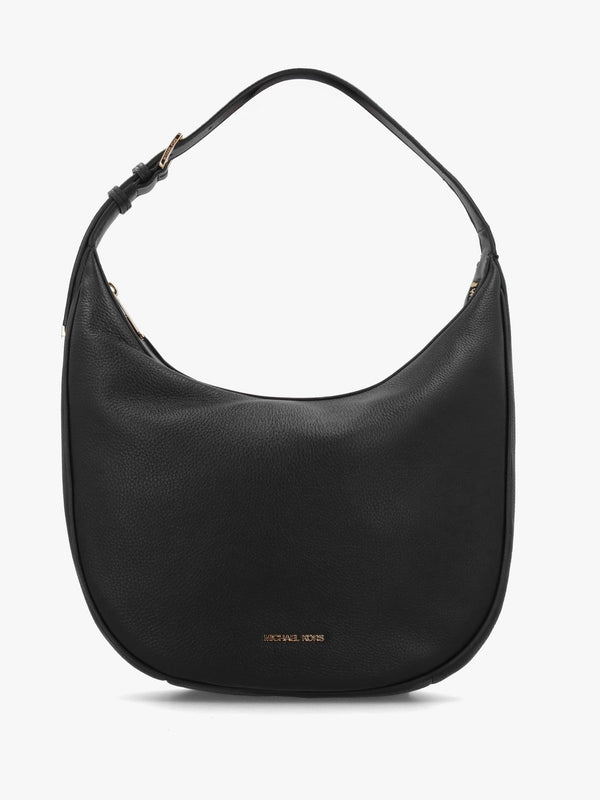 Michael Kors Skye Medium Black Leather Shoulder Bag