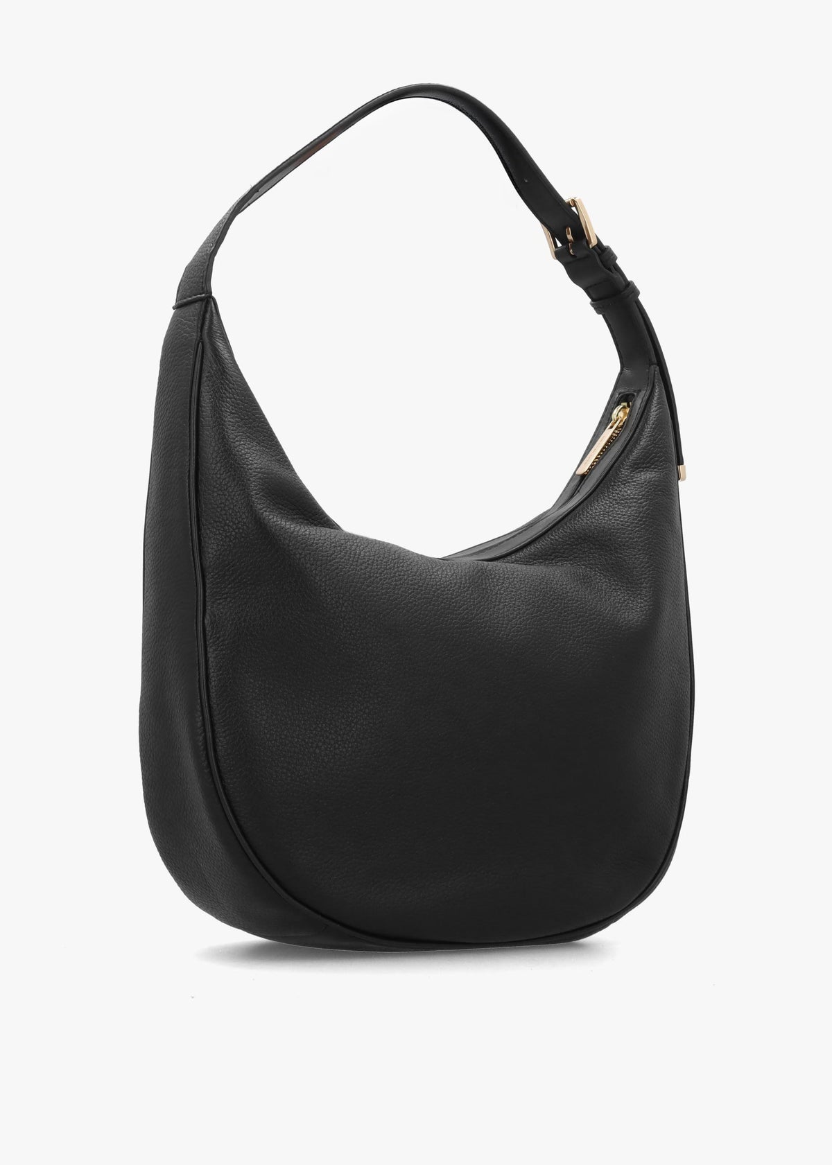 Michael Kors Skye Medium Black Leather Shoulder Bag
