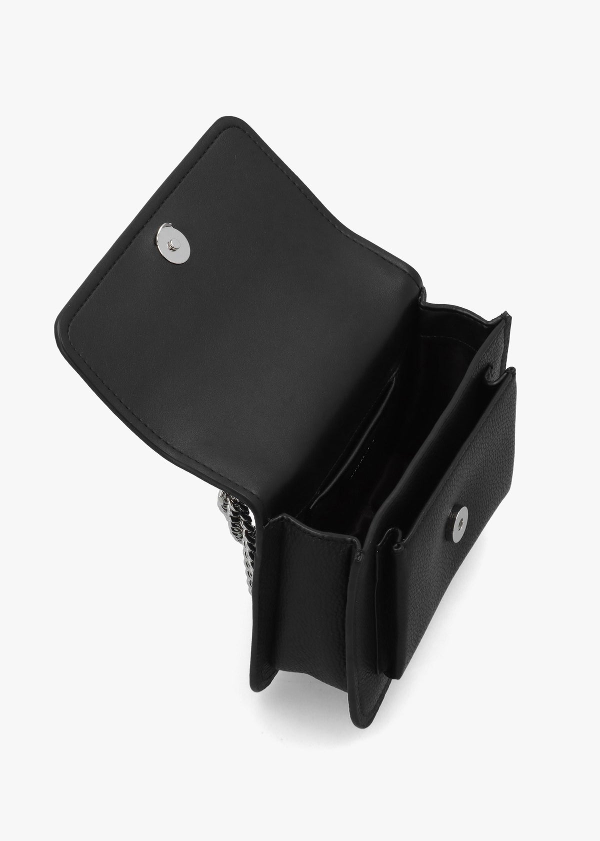 Small Claire Black Pebbled Leather Convertible Shoulder Bag