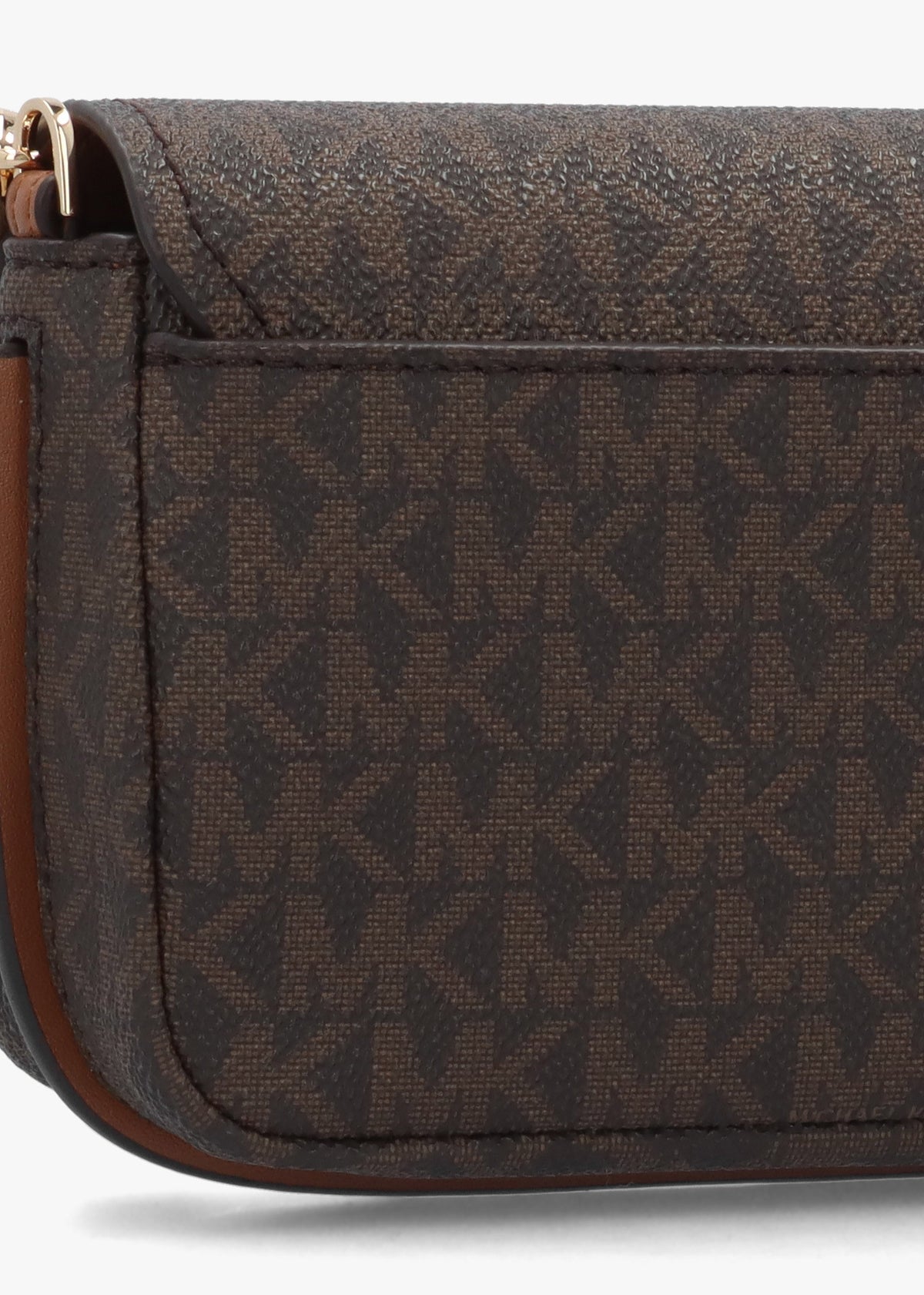 Nolita Small Brown Acorn Signature Logo Cross-Body Bag