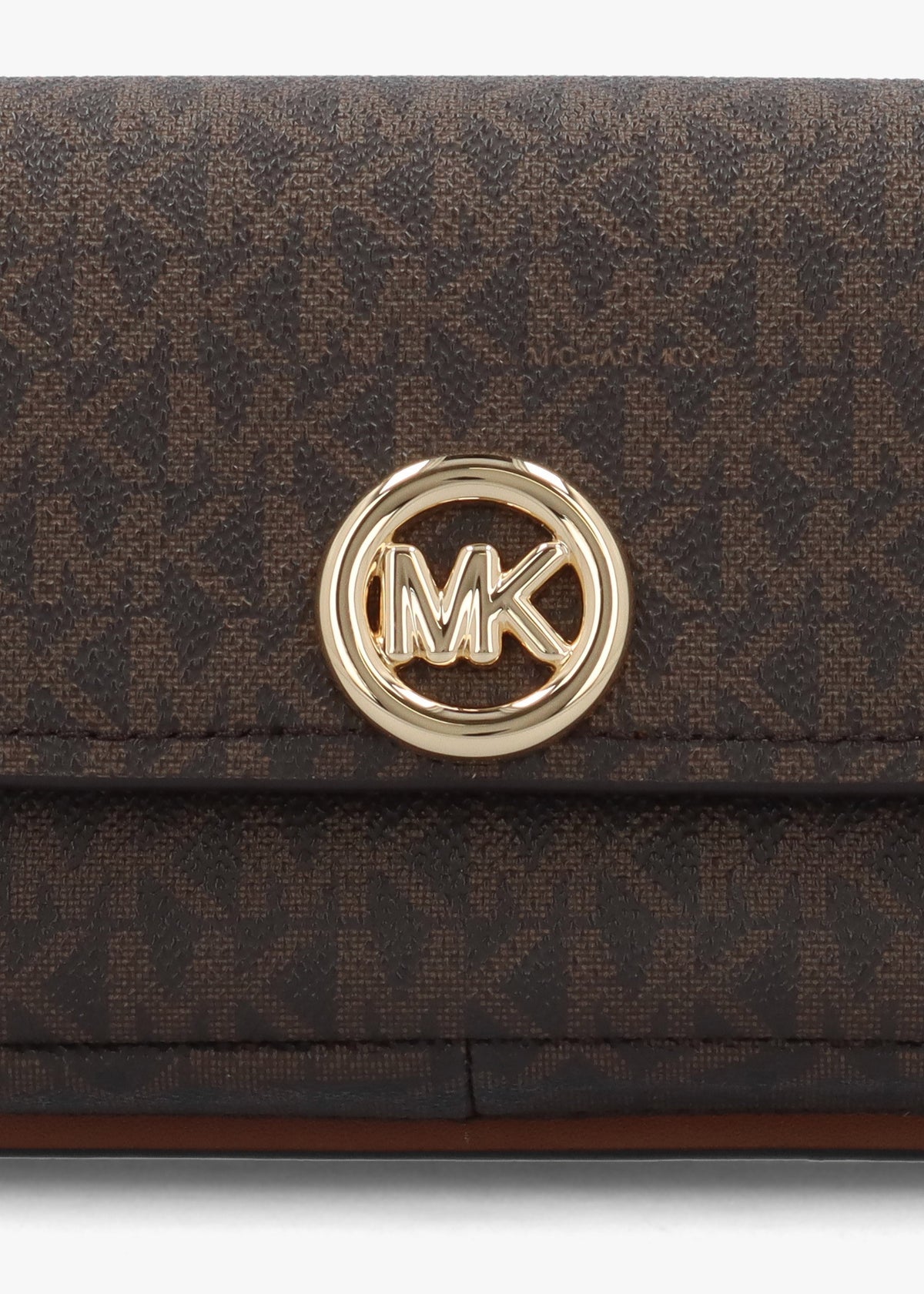 Nolita Small Brown Acorn Signature Logo Cross-Body Bag