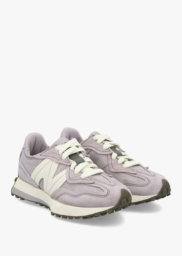 New Balance Women's 327 Purple Suede Trainers
