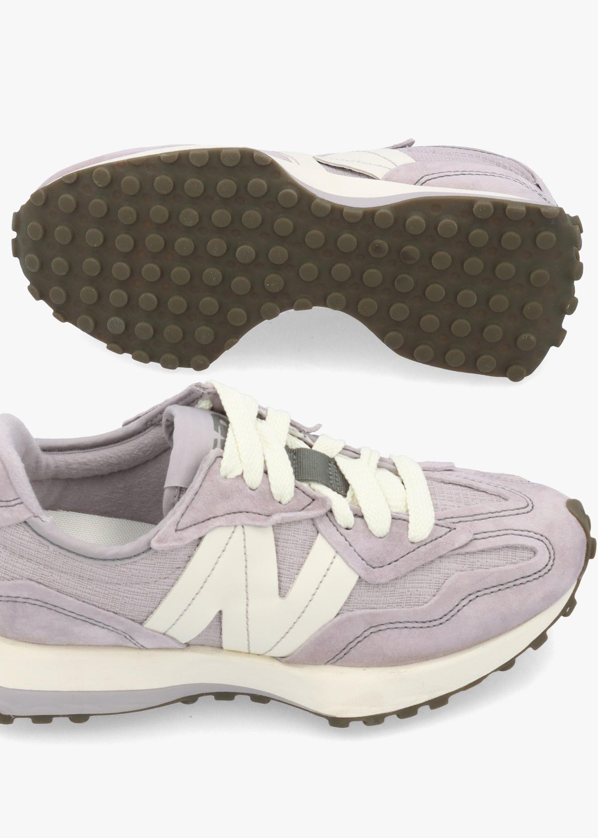 New Balance Women's 327 Purple Suede Trainers