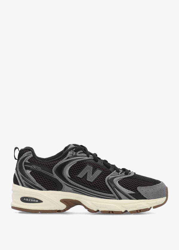 New Balance Women’s 530 Black Grey Trainers