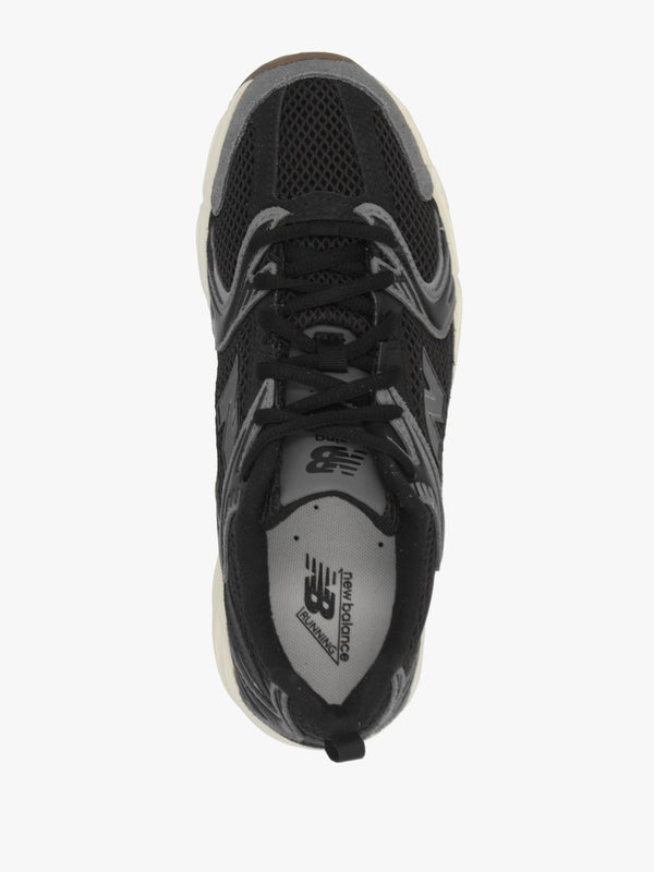 New Balance Women’s 530 Black Grey Trainers