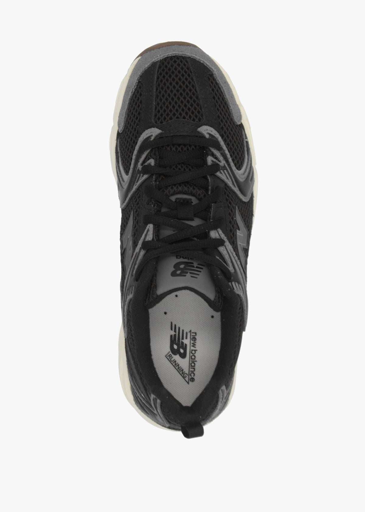 New Balance Women’s 530 Black Grey Trainers