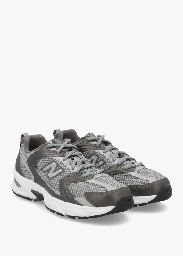 New Balance Women’s 530 Black Metallic Truffle Salt Trainers