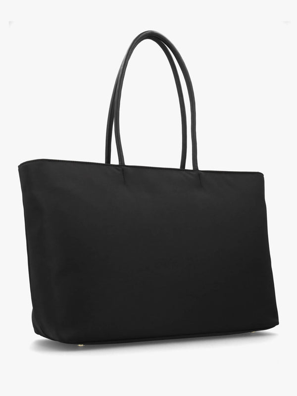 Large Holland Park Smooth Black Tote Bag