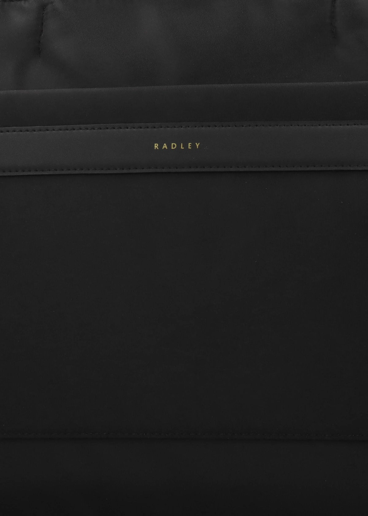Large Holland Park Smooth Black Tote Bag