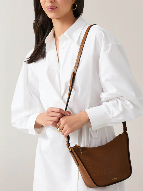 Oak Street Saddle Leather Cross-Body Bag