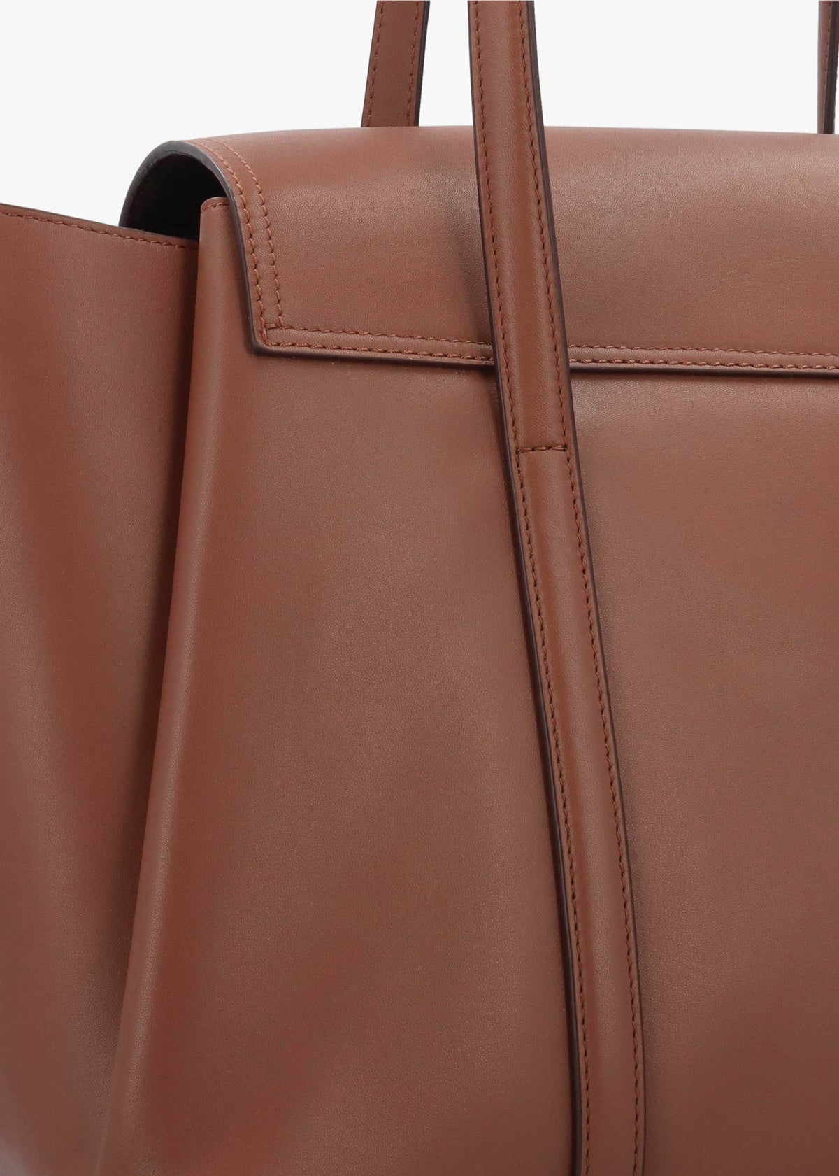 Medium The Chancery Flapover Cognac Leather Shoulder Bag