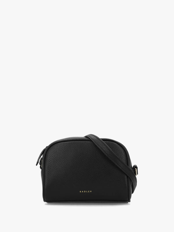 The Daily Black Leather Cross-Body Bag