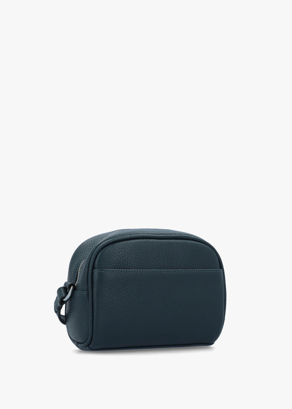 The Daily Teal Leather Cross-Body Bag
