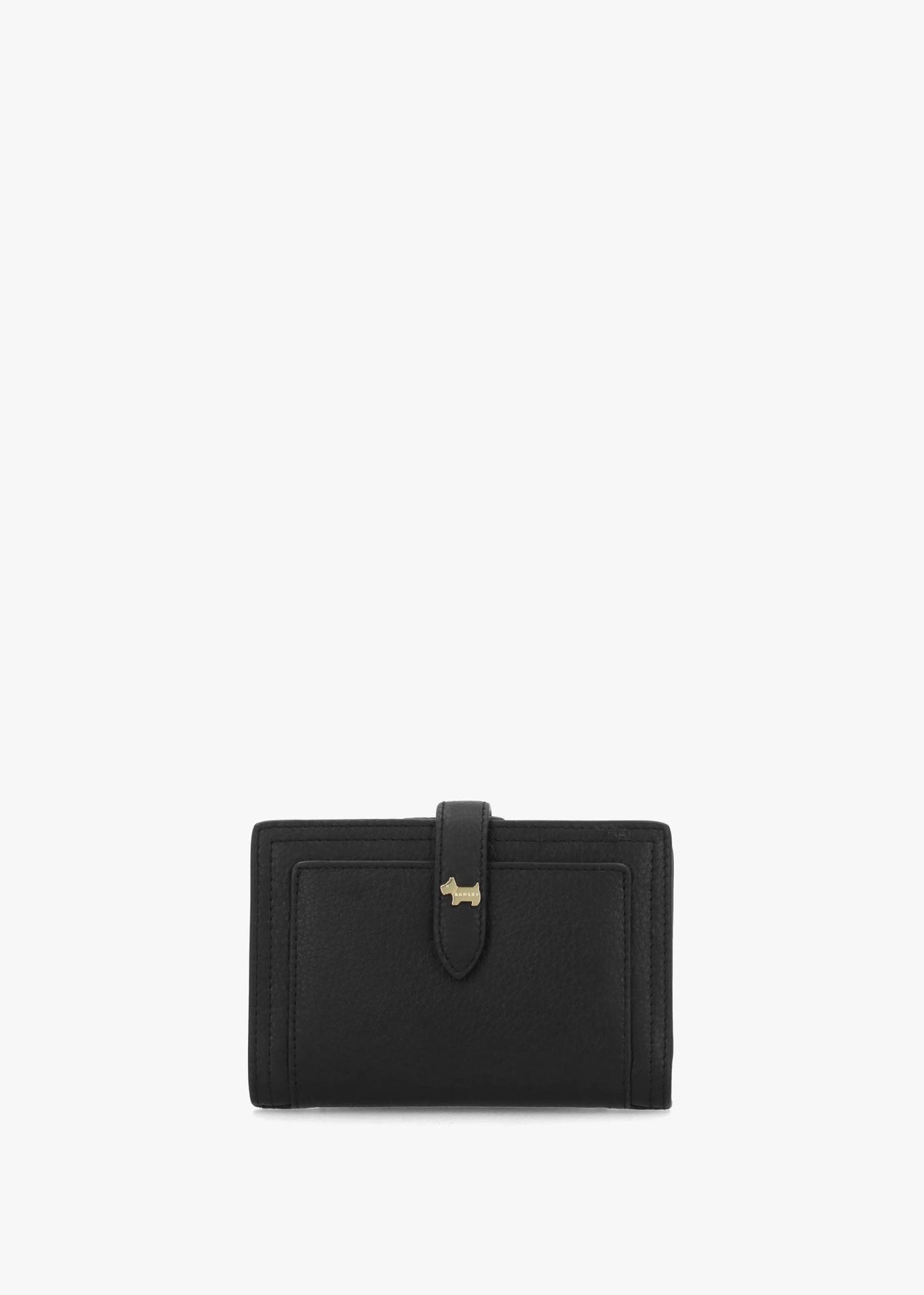 Medium Willis Street Black Leather Bifold Purse