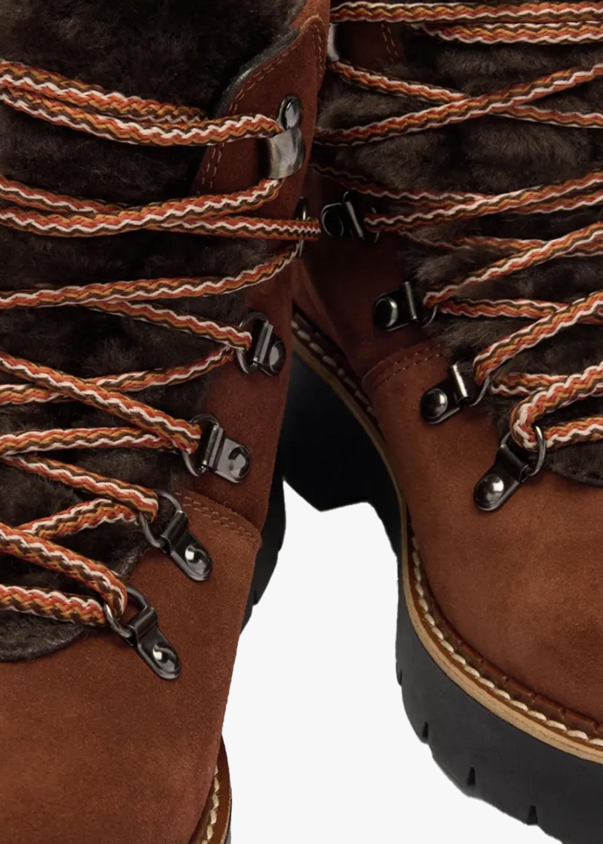 Bowston Rust Suede Hiker Boots
