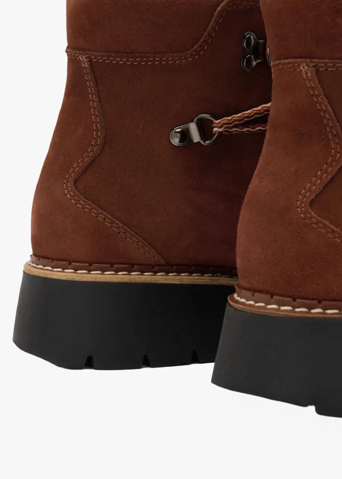 Bowston Rust Suede Hiker Boots