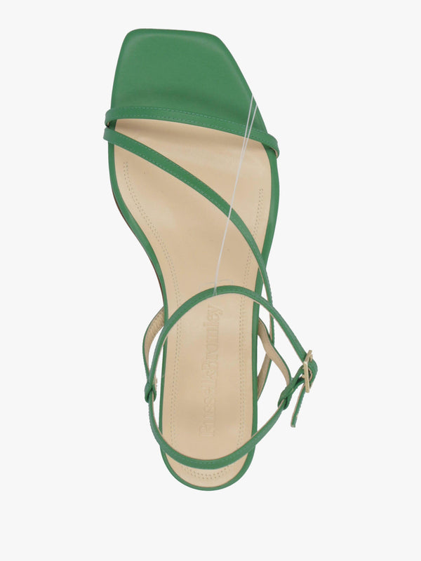 RB COLLETT - Green Leather