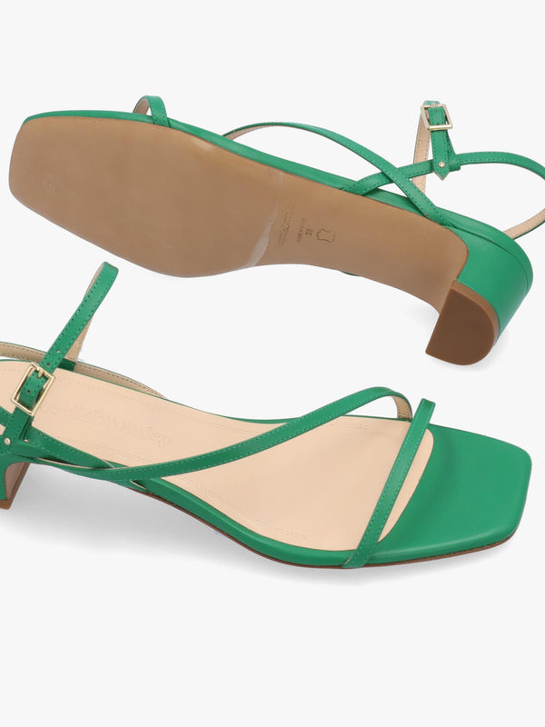 RB COLLETT - Green Leather
