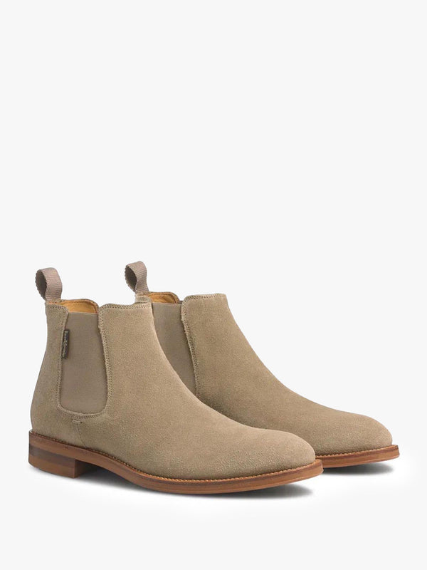 Men’s Burlington Taupe Suede Chelsea Boots