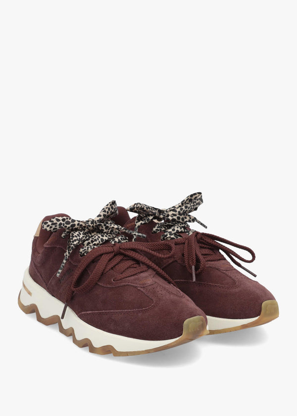 Women’s Kinetic™ Ember Luxury Burgundy Suede Trainers