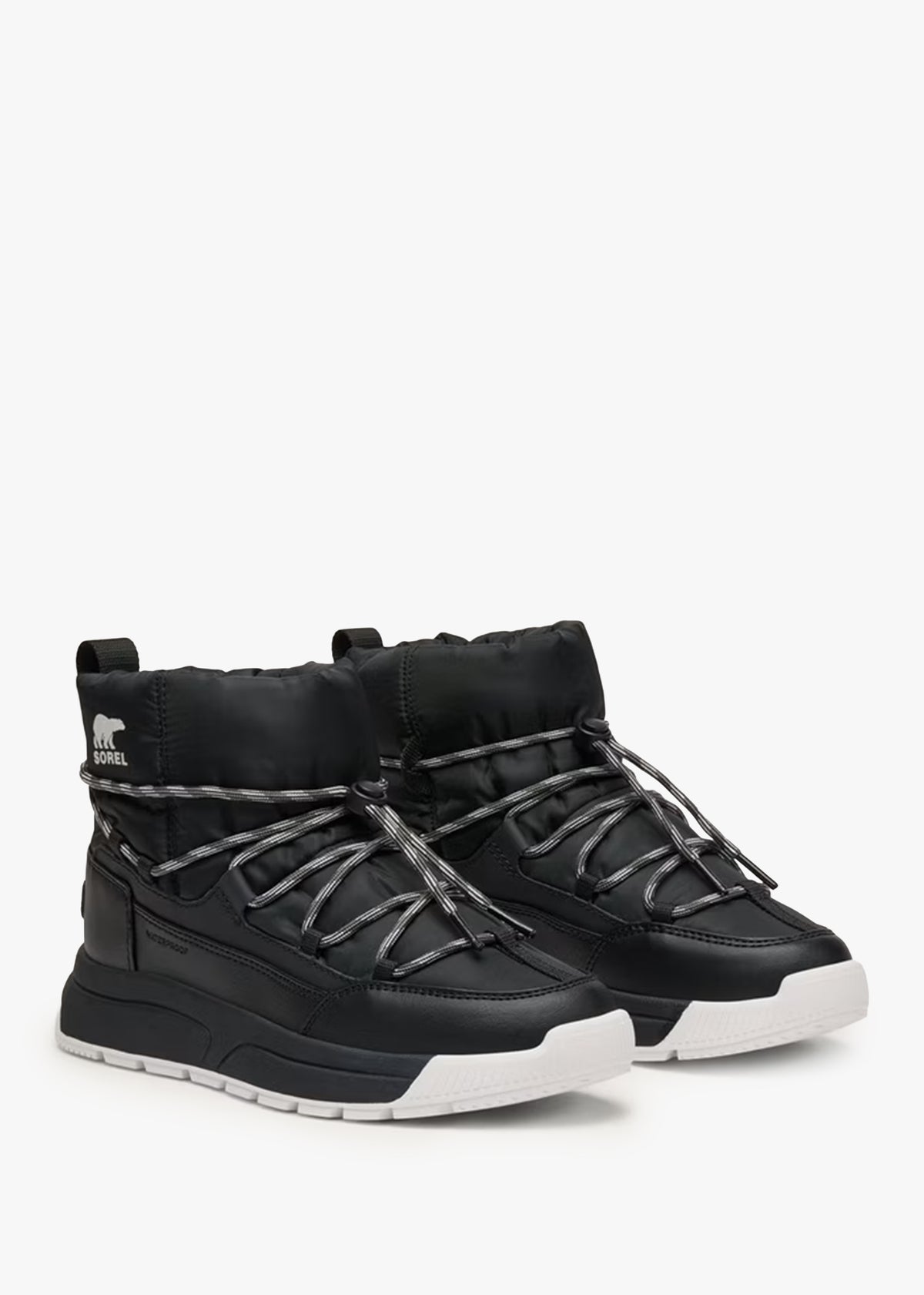 Sorel Women's Whitney™ III Black Slip-On Waterproof Boots