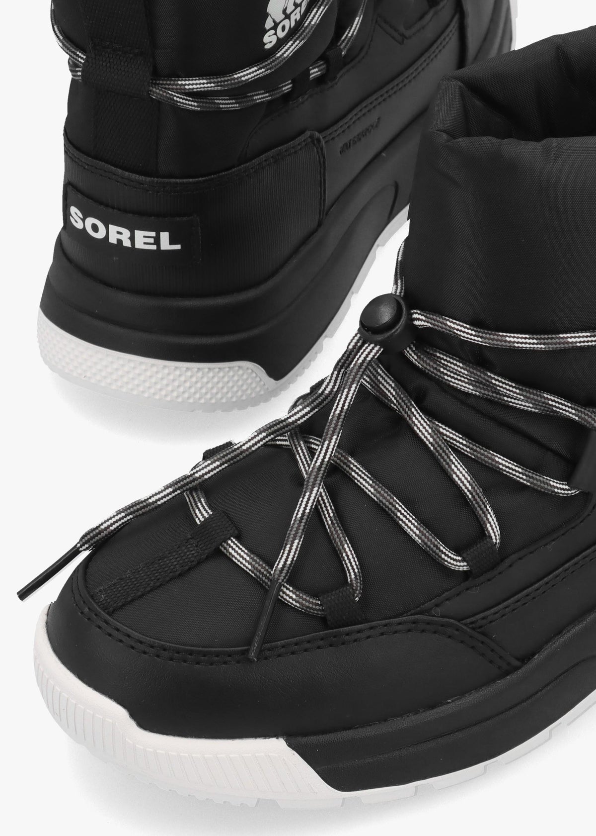 Sorel Women's Whitney™ III Black Slip-On Waterproof Boots