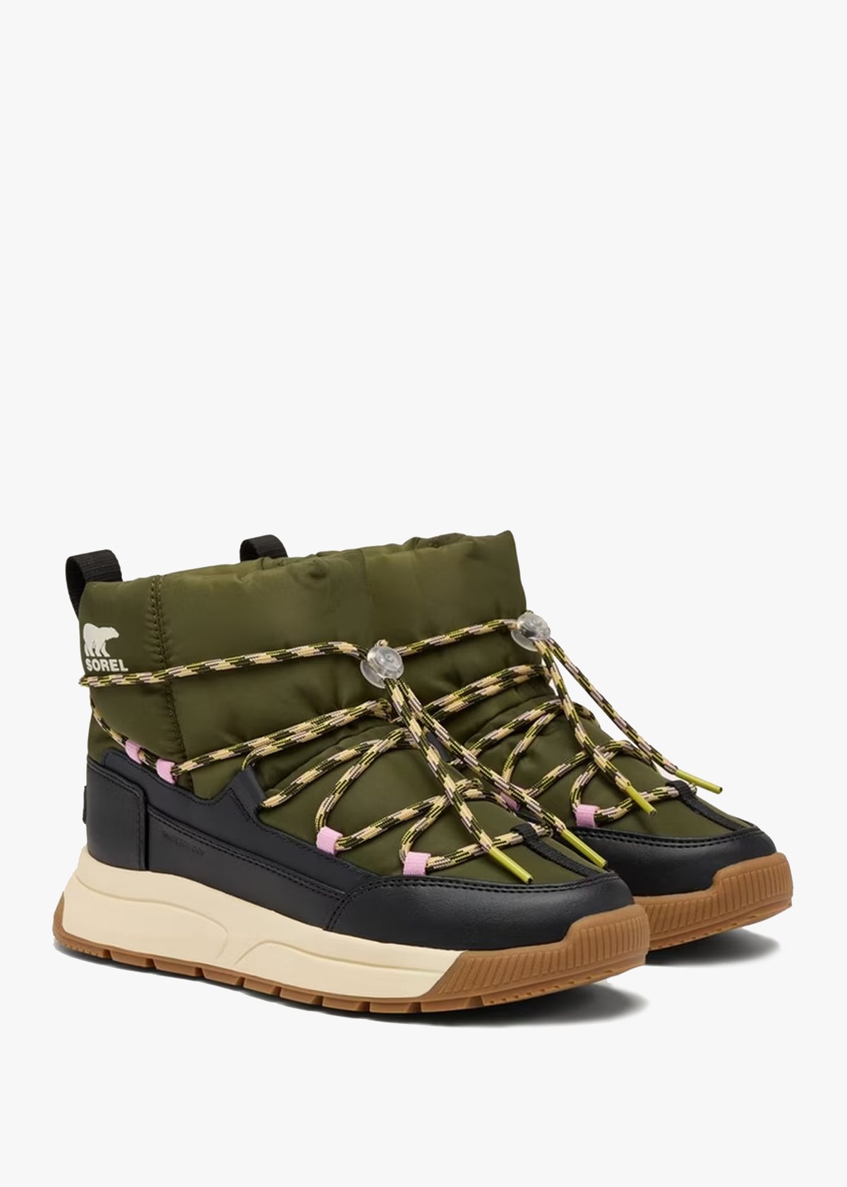 Sorel Women's Whitney™ III Green Slip-On Waterproof Boots