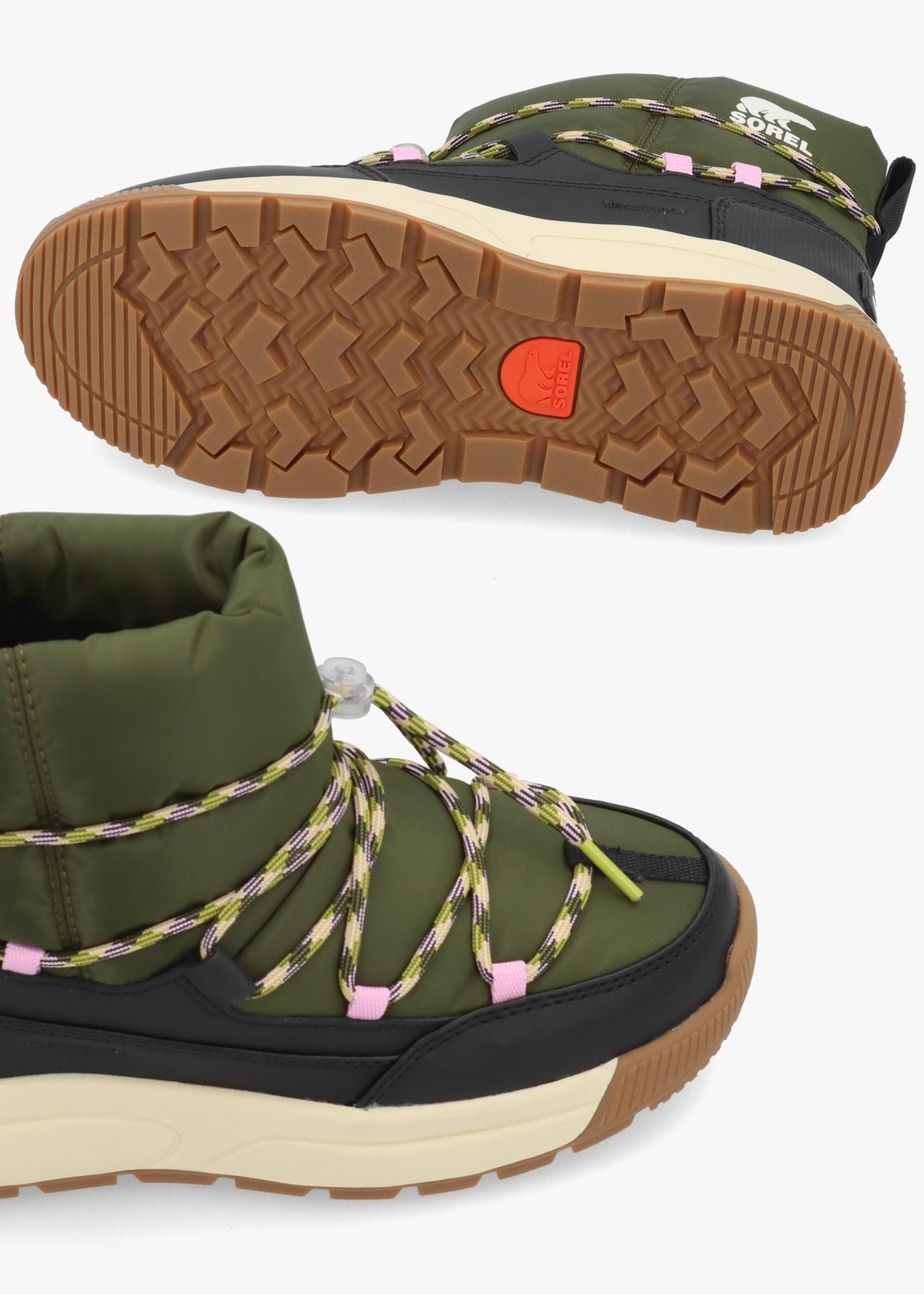 Sorel Women's Whitney™ III Green Slip-On Waterproof Boots