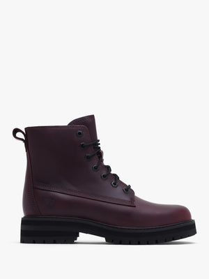 Timberland Women’s Britton Drive Burgundy Leather Ankle Boots