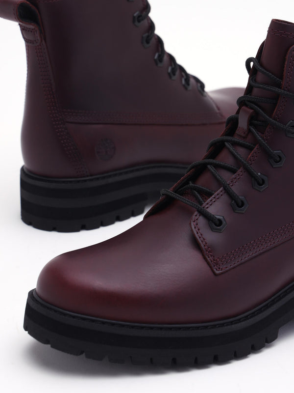 Timberland Women’s Britton Drive Burgundy Leather Ankle Boots
