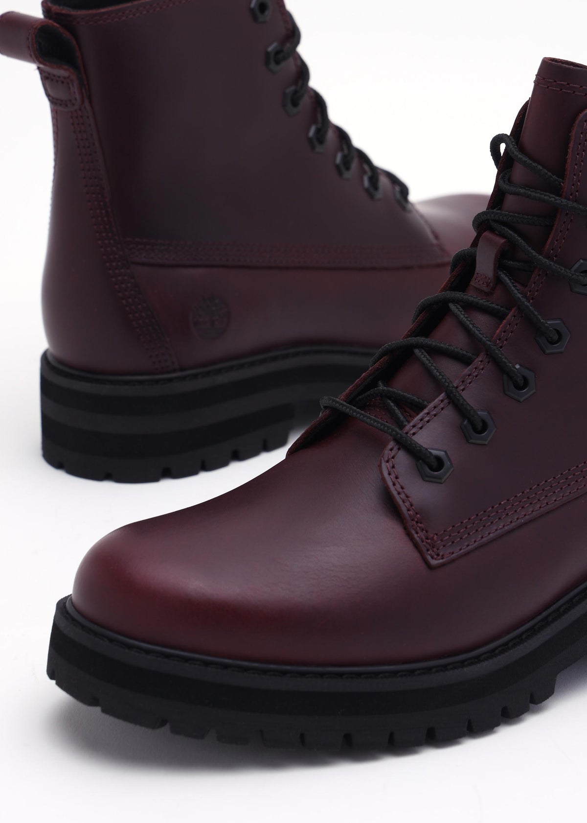 Timberland Women’s Britton Drive Burgundy Leather Ankle Boots