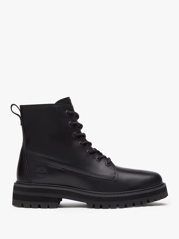 Timberland Men's Britton Drive Black Full Grain Leather Ankle Boots