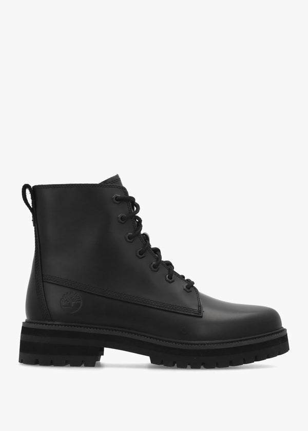 Timberland Men's Britton Drive Black Full Grain Leather Ankle Boots