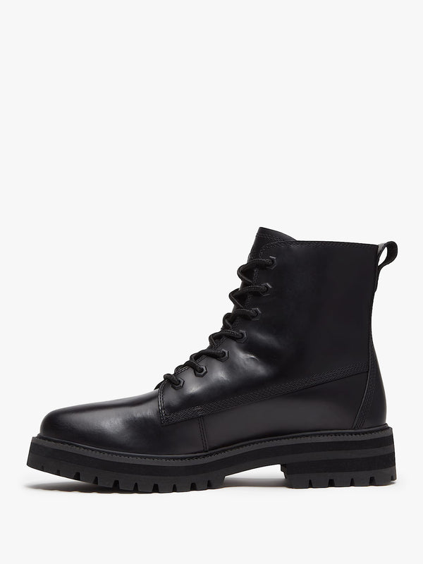 Timberland Men's Britton Drive Black Full Grain Leather Ankle Boots