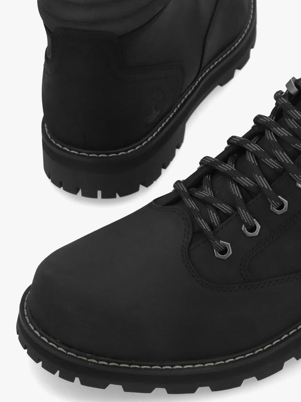 TIMB MENS BRITTON ROAD WARM LINED ANKLE BOOT - Black Leather