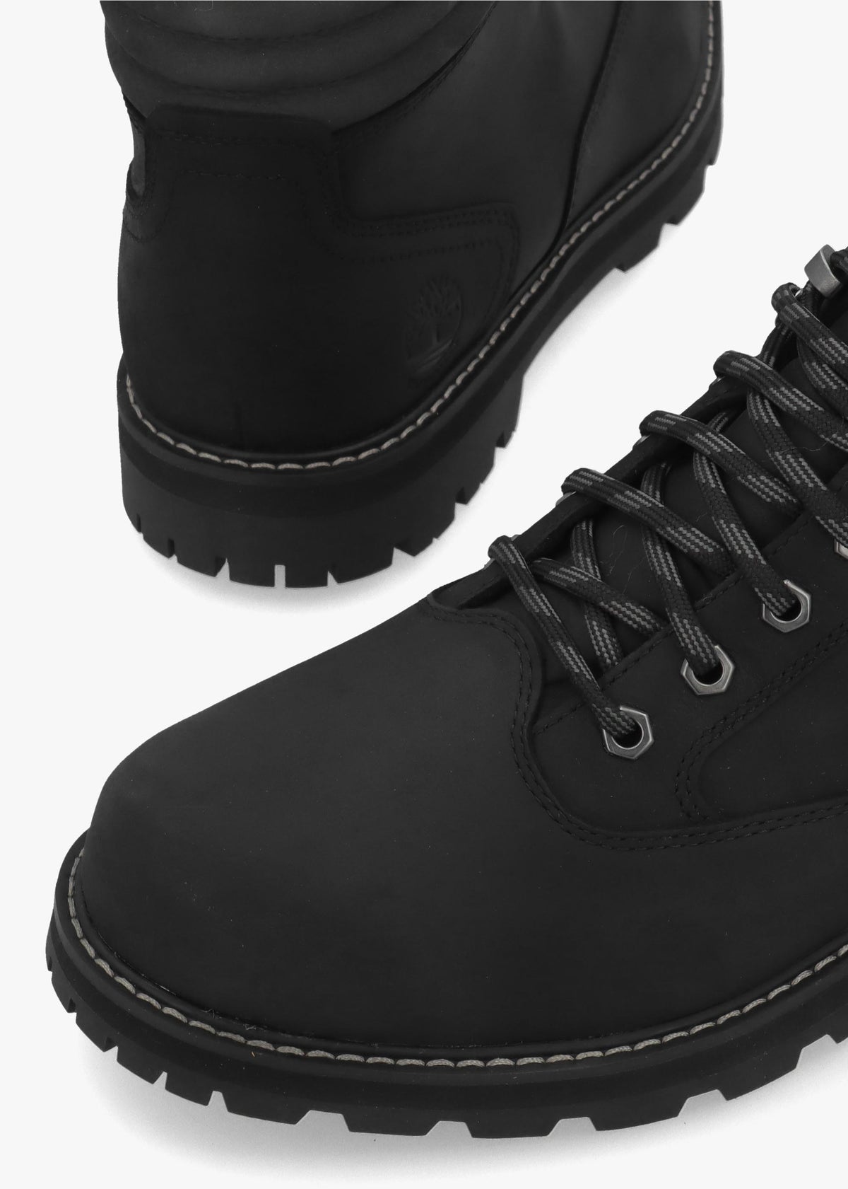 TIMB MENS BRITTON ROAD WARM LINED ANKLE BOOT - Black Leather