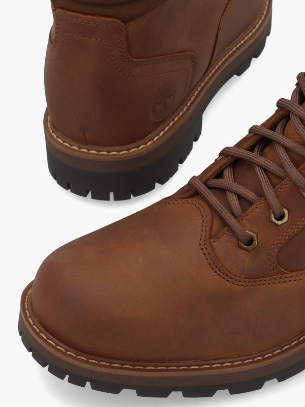 TIMB MENS BRITTON ROAD WARM LINED ANKLE BOOT - Tan Leather