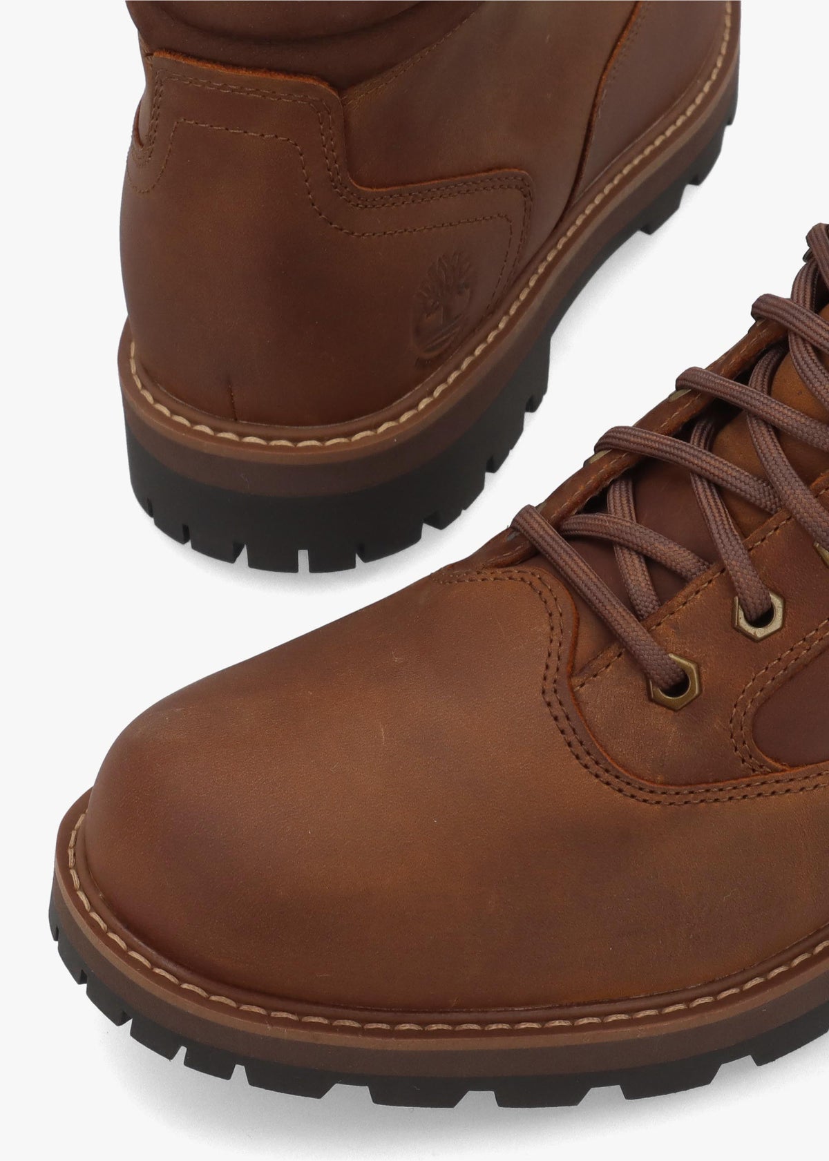 TIMB MENS BRITTON ROAD WARM LINED ANKLE BOOT - Tan Leather
