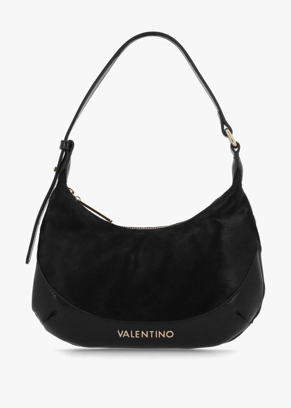 Valentino Bags Apolline Pony Hair Nero Hobo Bag