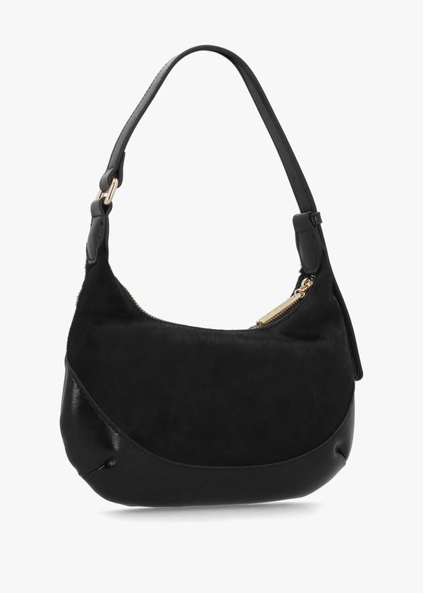 Valentino Bags Apolline Pony Hair Nero Hobo Bag