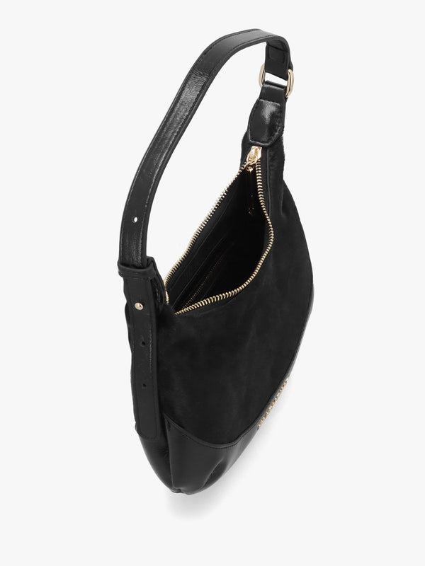 Valentino Bags Apolline Pony Hair Nero Hobo Bag