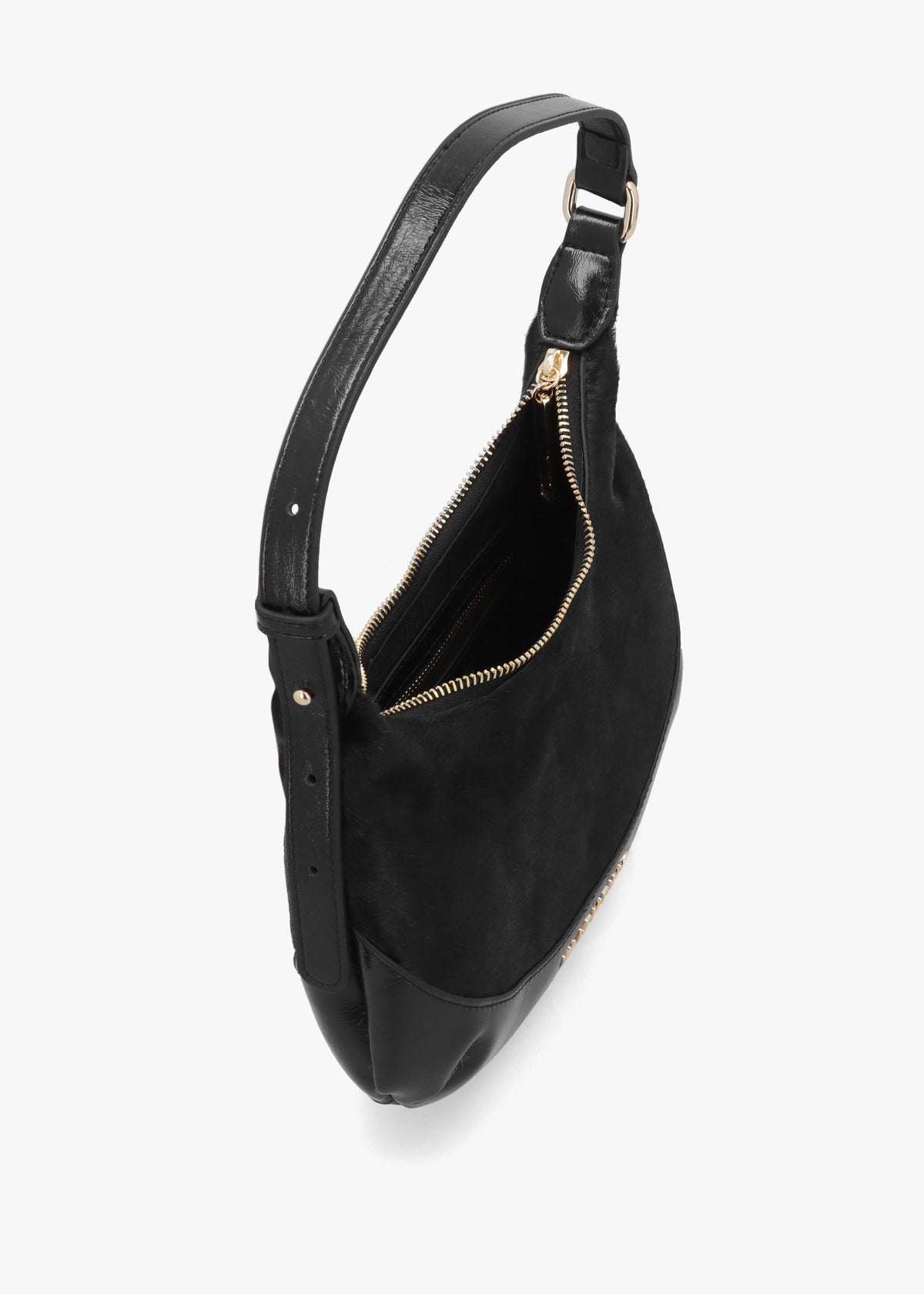 Valentino Bags Apolline Pony Hair Nero Hobo Bag