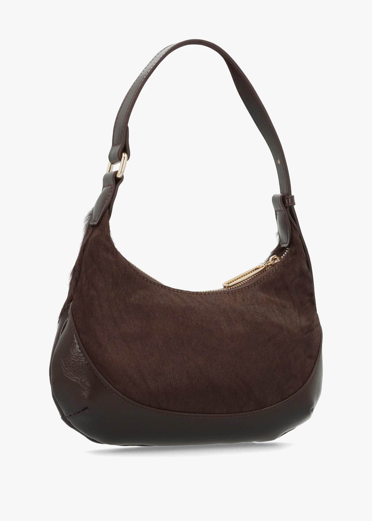 Valentino Bags Apolline Pony Hair Caffé Hobo Bag