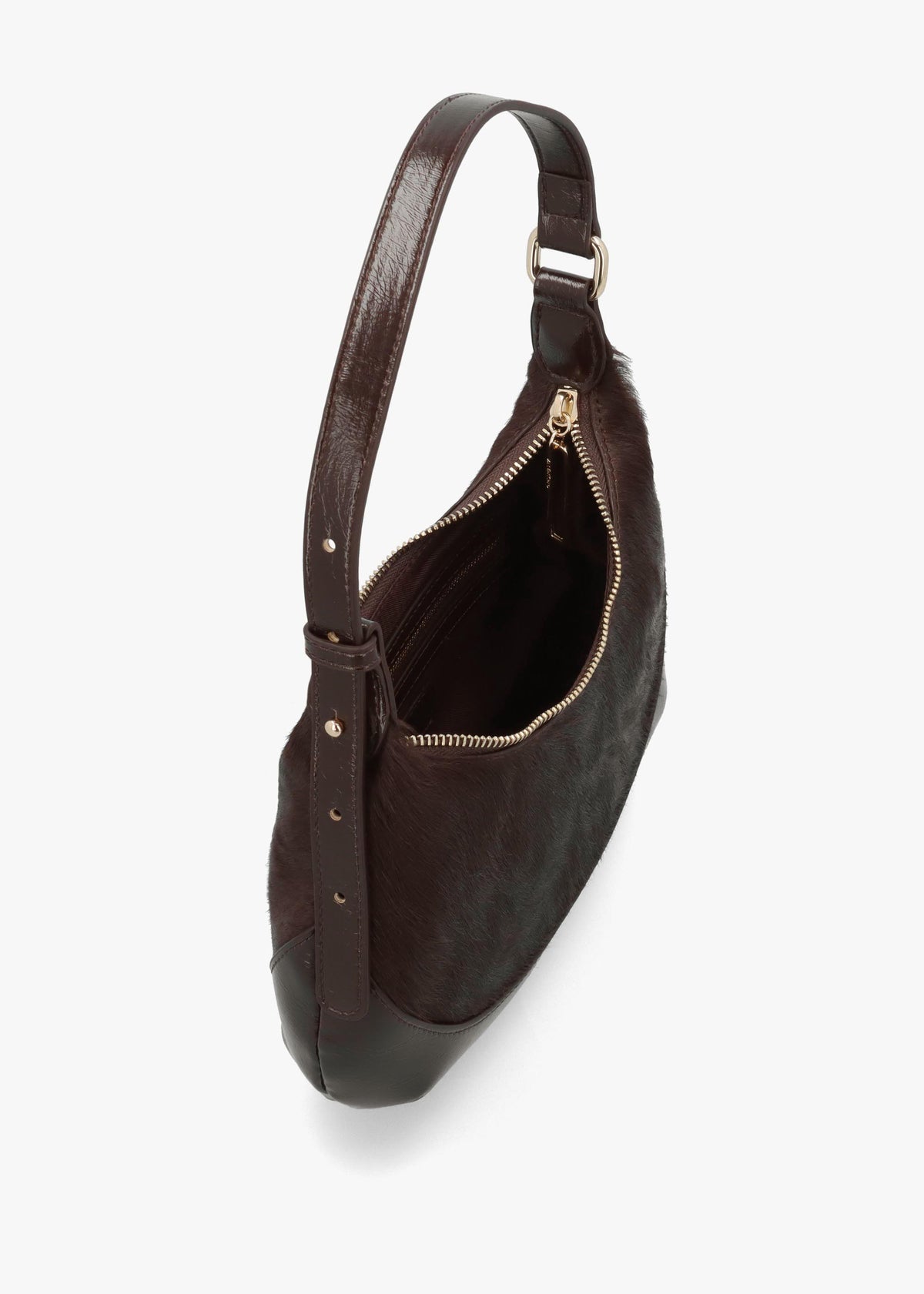 Valentino Bags Apolline Pony Hair Caffé Hobo Bag