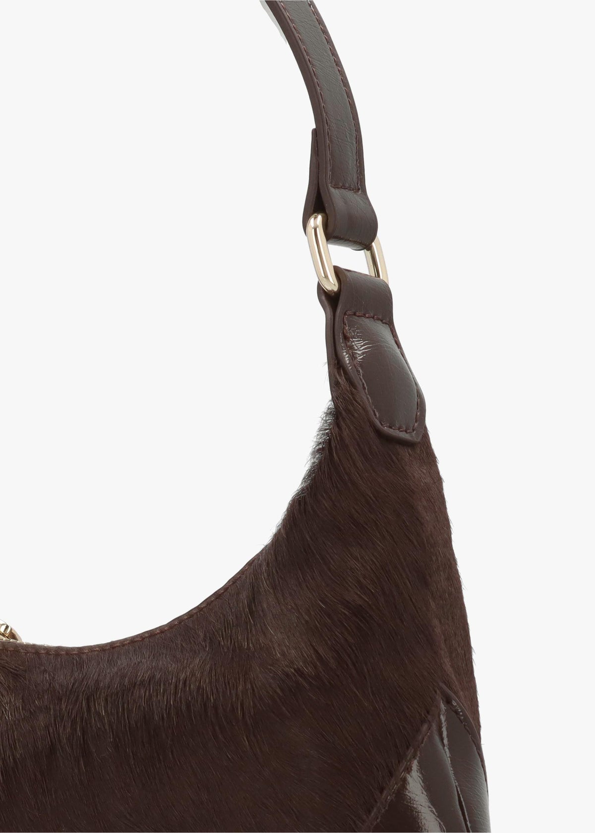 Valentino Bags Apolline Pony Hair Caffé Hobo Bag