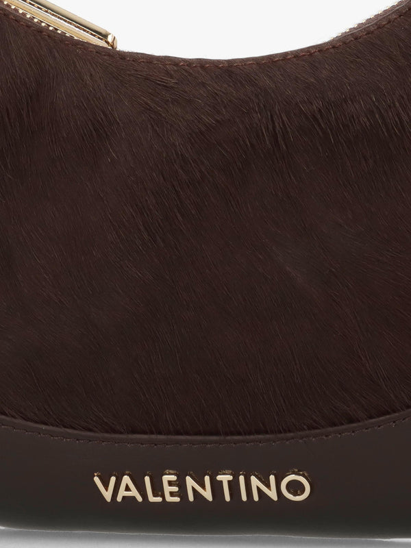 Valentino Bags Apolline Pony Hair Caffé Hobo Bag